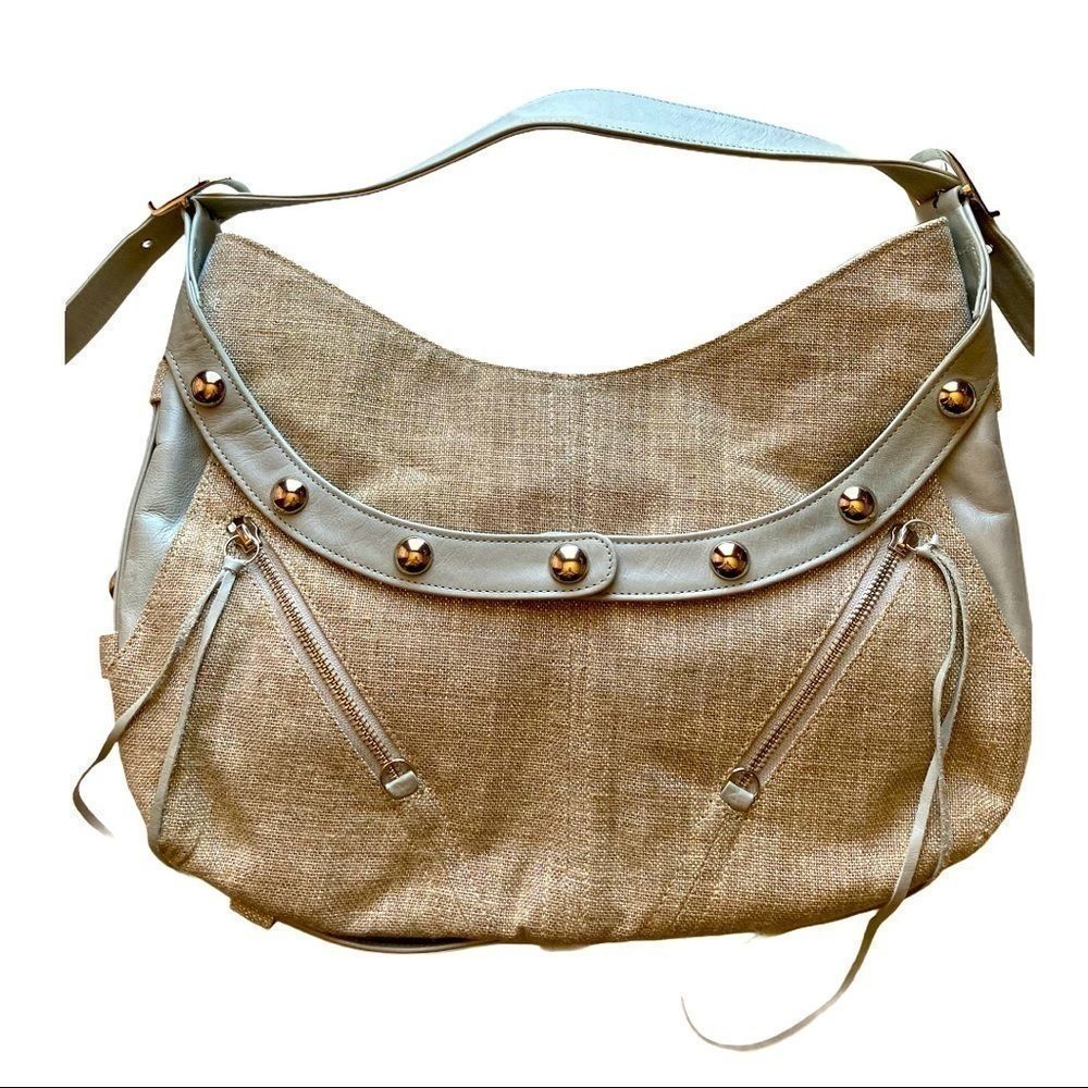 NWT Botkier Stirrup Hobo Mix Metallic Shoulder Bag